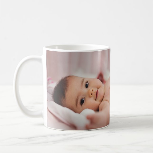 Taza De Café Cuidada Serás Padrinos Baptismo Fotográfico (Izquierda)