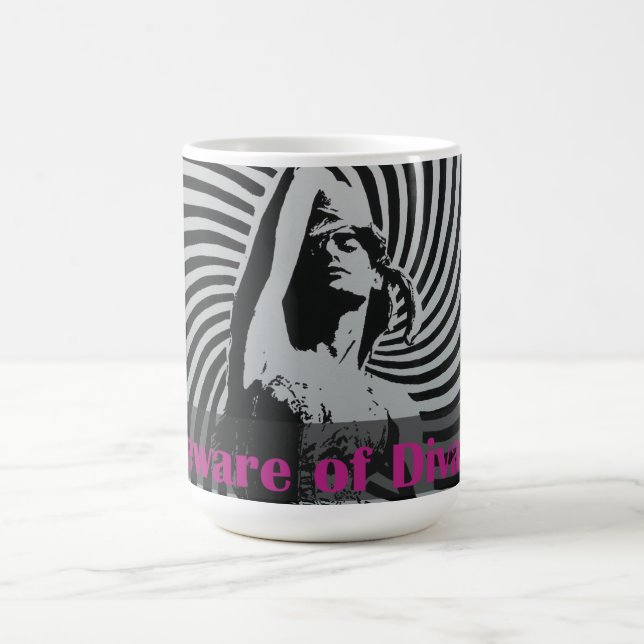 Taza De Café Cuidado con Divas High Mug (Centro)