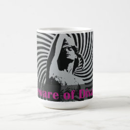 Taza De Café Cuidado con Divas High Mug