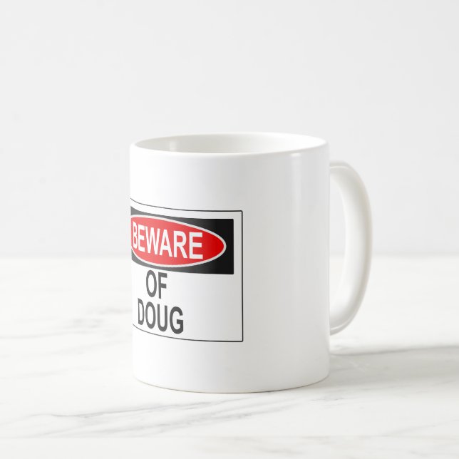 Taza De Café Cuidado con Doug Mug (Anverso derecho)