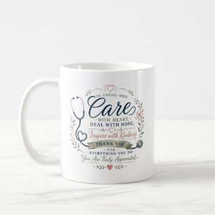 Taza De Café Cuidado con el aprecio por la atención médica
