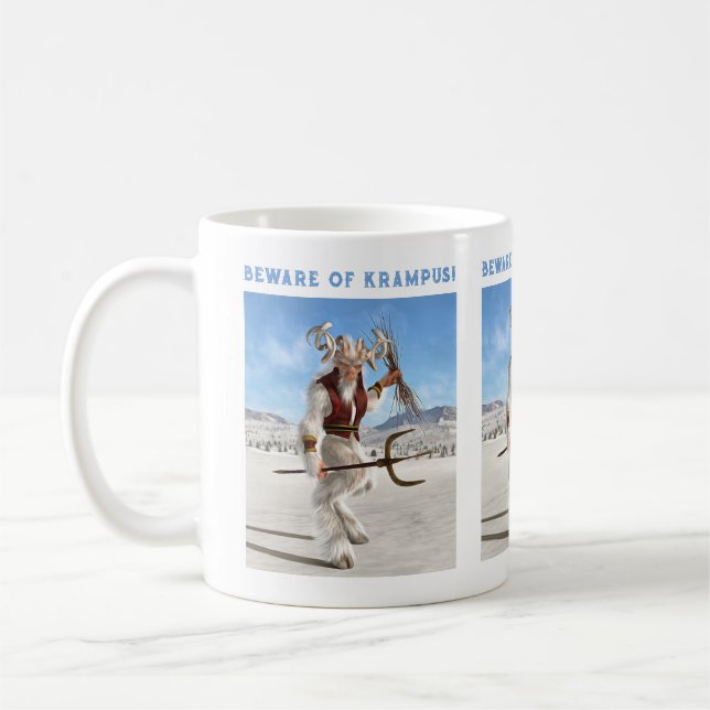 Taza De Café ¡Cuidado con Krampus! (Izquierda)