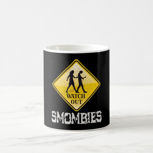 Taza De Café Cuidado con Smombies (Centro)