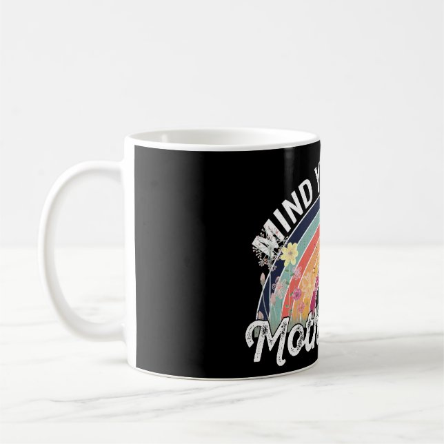 Taza De Café Cuidado con tu propia maternidad, regalos del día  (Izquierda)