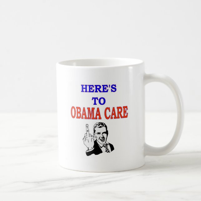 TAZA DE CAFÉ CUIDADO DE OBAMA (Derecha)