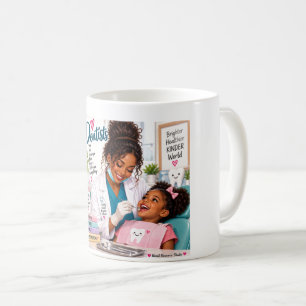Taza De Café Cuidado Dental y Sonrisas Saludables