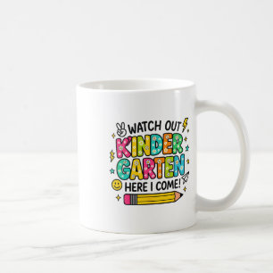 Taza De Café Cuidado jardín de infancia aquí vengo de vuelta a