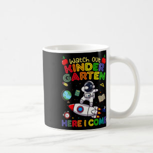 Taza De Café Cuidado jardín de infancia aquí vengo divertidos n