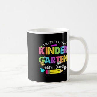 Taza De Café Cuidado jardín de infancia aquí voy niños vuelven