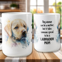 Cuidado LABRADOR MOM Perro Lover Yellow Lab Puppy