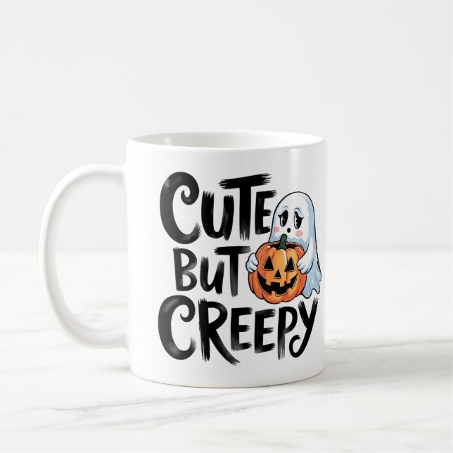 Taza De Café Cuidado pero espeluznante (Izquierda)