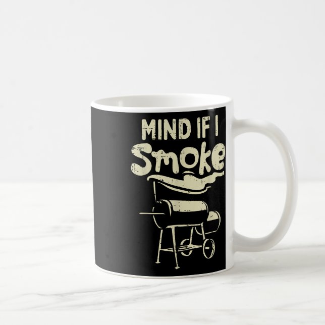 Taza De Café Cuidado Si Fumo La Parrillada Funny Bbq (Derecha)