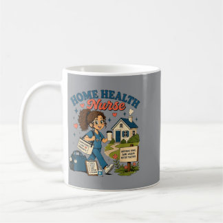 Taza De Café Cuidador de enfermera de atención domiciliaria Hea