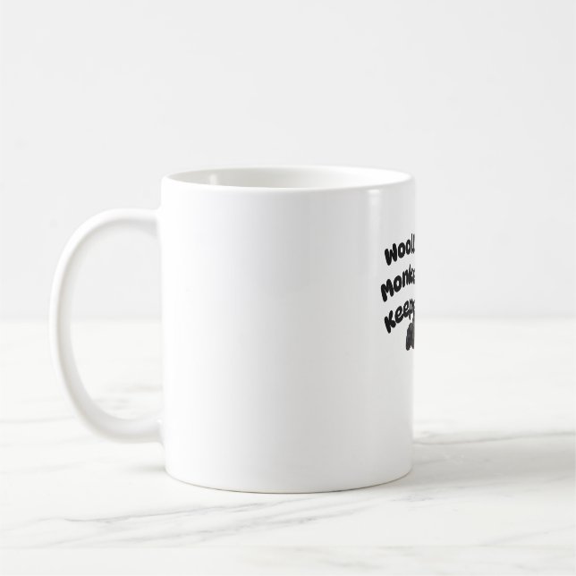 Taza De Café Cuidador de monos Wooly (Izquierda)