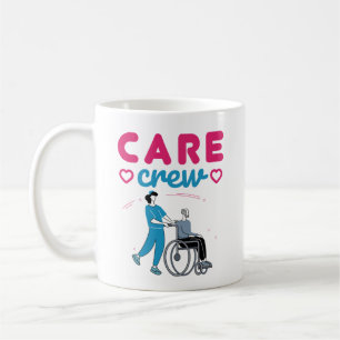 Taza De Café Cuidados Del Equipo De Cuidados En El Hogar De Enf