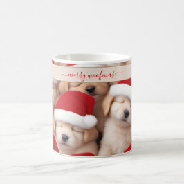 Taza De Café Cuidados Navidades cachorros Perro Lover Nombre Mu
