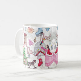 Taza De Café Cuidados Navidades cuento de hadas