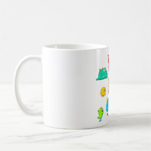 Taza De Café Cuidados Personalizados de Halloween Monsters Dood