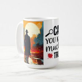 Taza De Café Cuidadosamente amo el verdadero crimen