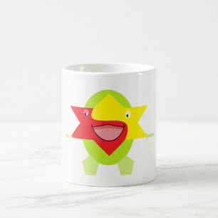 Taza De Café Cuidadosos niños arte caminar Fantasía Estrella Pe
