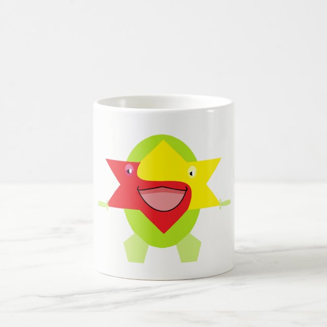 Taza De Café Cuidadosos niños arte caminar Fantasía Estrella Pe (Centro)