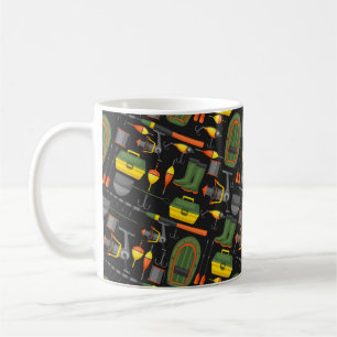 Taza De Café Cuidar todos los elementos de pesca necesarios