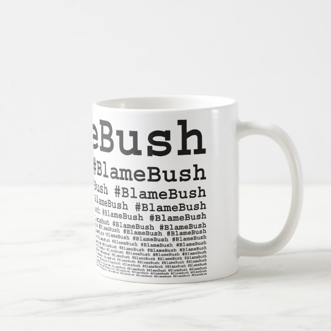 Taza De Café Culpa Bush (Derecha)