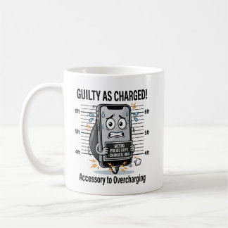 Taza De Café Culpable como se le acusa – divertido castigo por