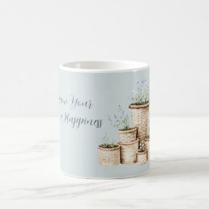 Taza De Café Cultiva Tu Propia Felicidad Floral