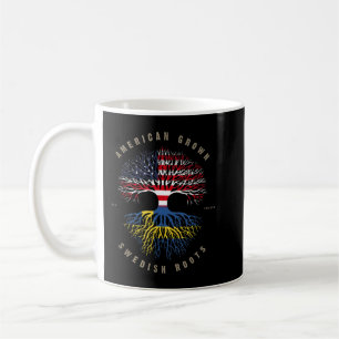 Taza De Café Cultivado en Estados Unidos con Raíces Suecas Band