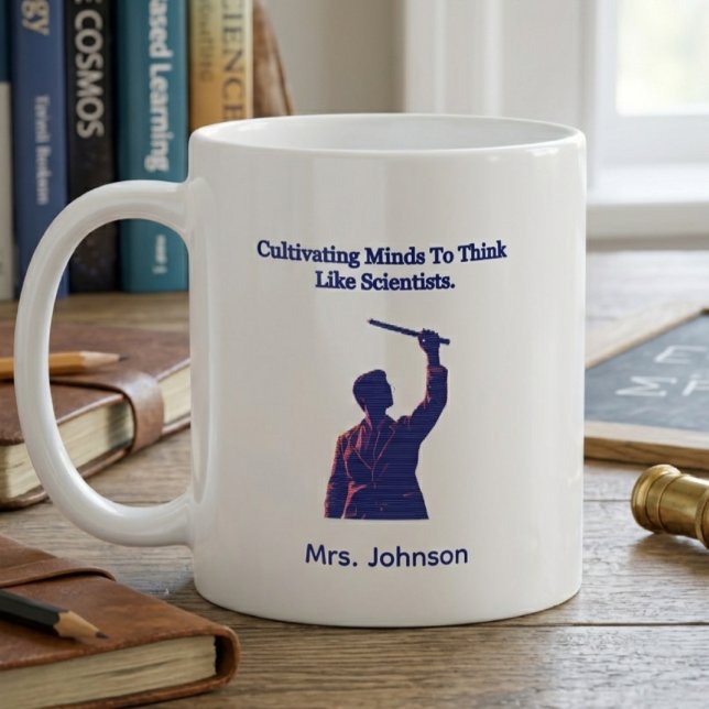 Taza De Café Cultivando Mentes Para Pensar Como Científicos Mae (Subido por el creador)