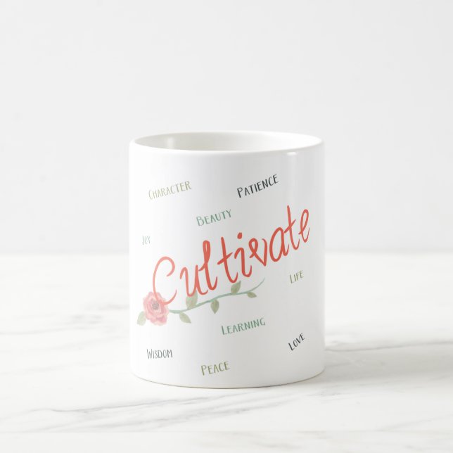 Taza De Café Cultive su hogar (Centro)
