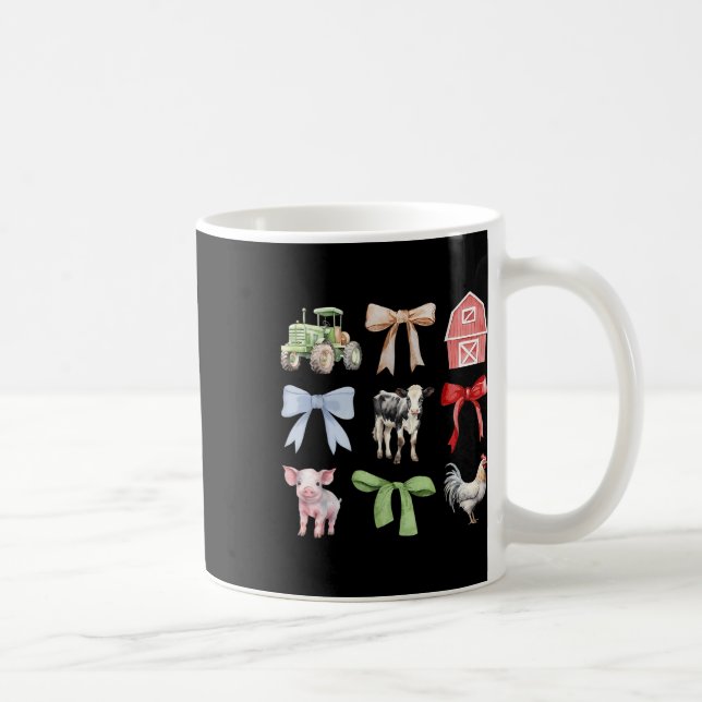 Taza De Café Cultivo de animales de granja de vaca Pollitos de  (Derecha)