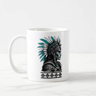 Taza De Café Cultura azteca pueblo indígena maya