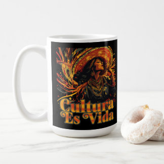 Taza De Café Cultura Es Vida, Mes del Patrimonio Hispano