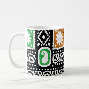 Taza De Café Cultura india: Diseño de arte tradicional
