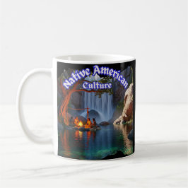 Taza De Café Cultura Indígena Americana Vintage