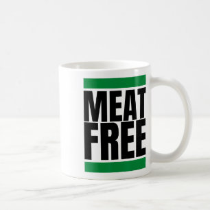 Taza De Café Culturismo vegano sin carne, vegano Straight Edge