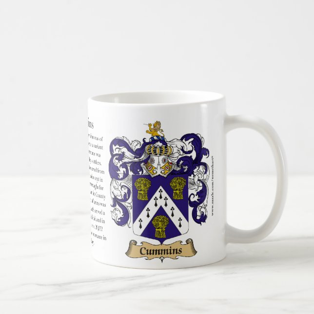 Taza De Café Cummins, el origen, el significado y el escudo (Derecha)