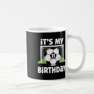 Taza De Café Cumpleaños 11 Futbolista De 11 Años Niño Regalo