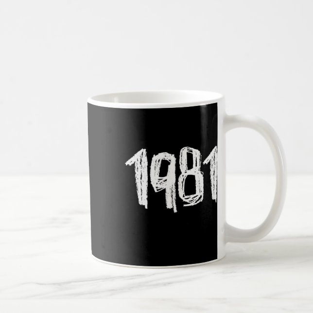 Taza De Café Cumpleaños 1981 (Derecha)