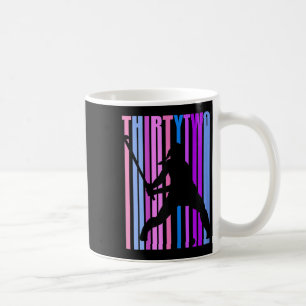 Taza De Café Cumpleaños 32 de mujer jugadora de hockey sobre cé