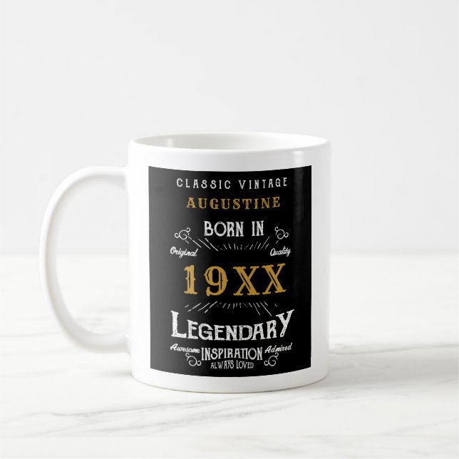 Taza De Café Cumpleaños 40 personalizado (Izquierda)
