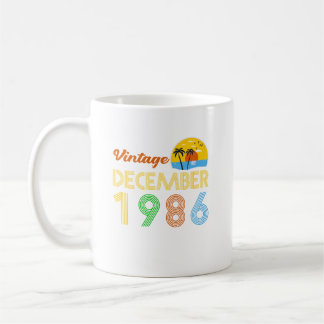 Taza De Café Cumpleaños 40 Vintage Diciembre 1986 40 Años G