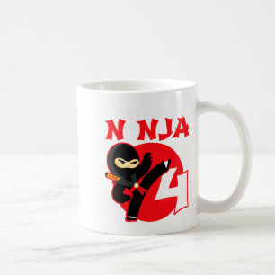 Taza De Café Cumpleaños 4 Cumpleaños 4 Años Fiesta de Niños Peq