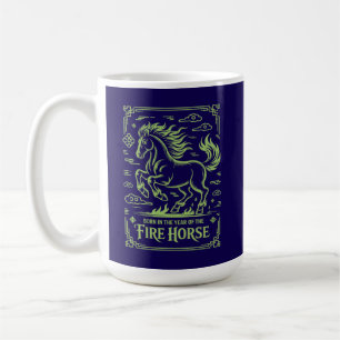 Taza De Café Cumpleaños 60 del Caballo de Fuego Zodiaco Chino 2