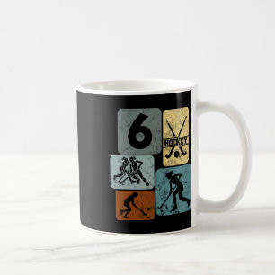 Taza De Café Cumpleaños 6 chicas hockey sobre hierba 6 años de 