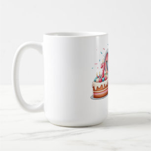 Taza De Café Cumpleaños 7 de elefante lindo