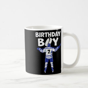 Taza De Café Cumpleaños 7 Hockey sobre Hielo Niño 7 Años Juega