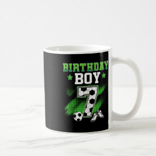 Taza De Café Cumpleaños 7 Niño Fútbol 7 Años Deporte 7 años Niñ